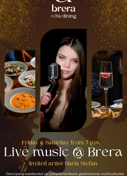 Live Music @Brera with Daria Stefan | Friday & Saturday