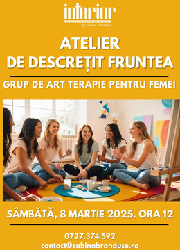 Atelier de descrețit fruntea – pentru femei