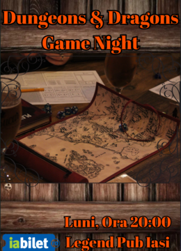 Iași: Game Night - Dungeons&Dragons