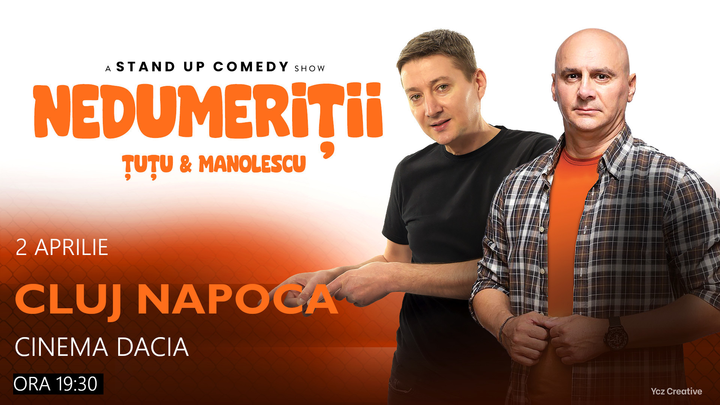 Cluj-Napoca: Stand-up Comedy - Dan Tutu si Cristi Manolescu