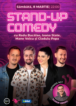 The Fool: Stand-up comedy cu Radu Bucălae, Ioana State, Mane Voicu și Claudiu Popa