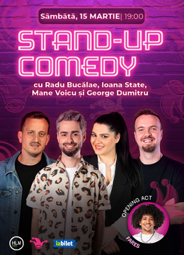 The Fool: Stand-up comedy cu Radu Bucălae, Ioana State, Mane Voicu și George Dumitru