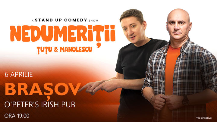 Brasov: Stand-up Comedy - Dan Tutu si Cristi Manolescu