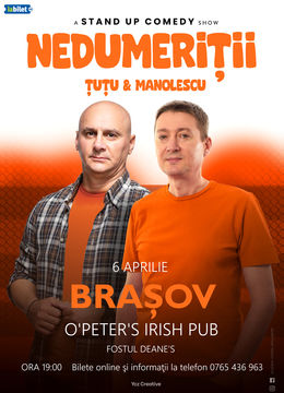 Brasov: Stand-up Comedy - Dan Tutu si Cristi Manolescu