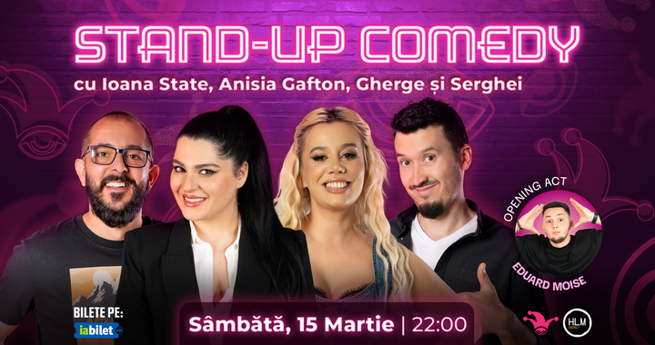 The Fool: Stand-up comedy cu Ioana State, Gabriel Gherghe, Anisia Gafton și Serghei