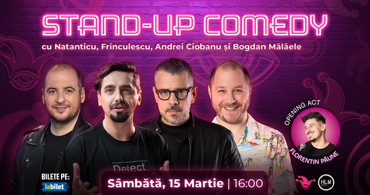 The Fool: Stand-up comedy cu Natanticu, Andrei Ciobanu, Frînculescu, Bogdan Mălaele