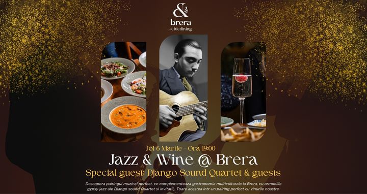 Jazz & Wine @Brera | Special Guest: Django Sound Quartet & Guests