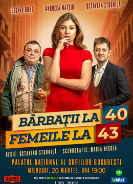 Barbatii la 40, femeile la 43