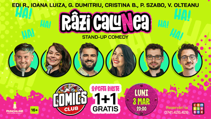 Stand-up Comedy Râzi ca LuNea la ComicsClub