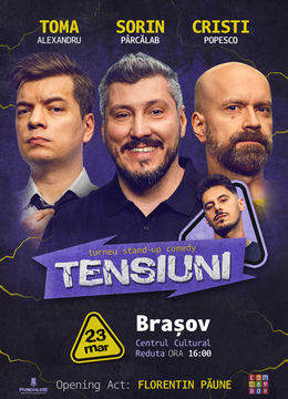 Brașov | Stand-up Comedy cu Sorin Pârcălab, Toma și Cristi Popesco