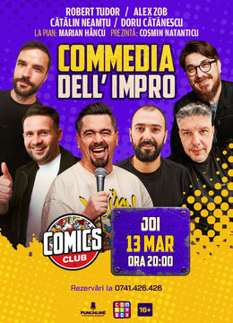 IMPROSHOW - "Comedia Dell Impro" la ComicsClub!