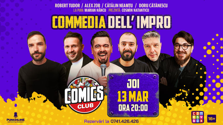 IMPROSHOW - "Comedia Dell Impro" la ComicsClub!