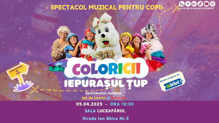 Coloricii si Iepurasul Tup