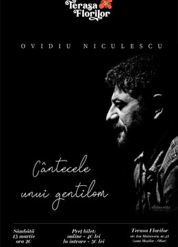 Concert Ovidiu Niculescu (White Mahala) - Cântecele unui Gentilom