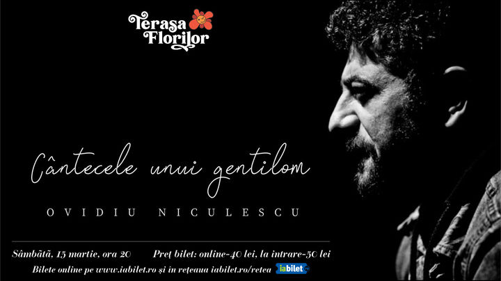 Concert Ovidiu Niculescu (White Mahala) - Cântecele unui Gentilom