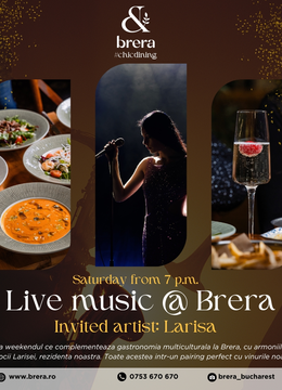 Live music @Brera | Invited artist: Larisa