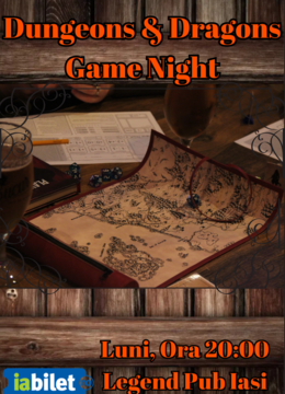 Iasi: Game Night - Dungeons & Dragons