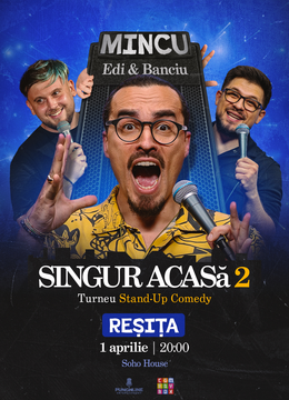 Reșița: Stand-up Comedy cu Mincu, Banciu și Edi Rădoiu