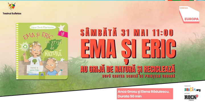 Ema și Eric au grijă de natură și reciclează