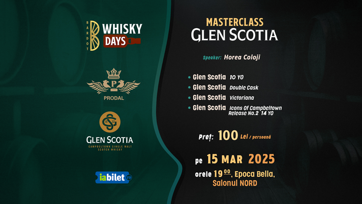 Cluj-Napoca: Masterclass Glen Scotia