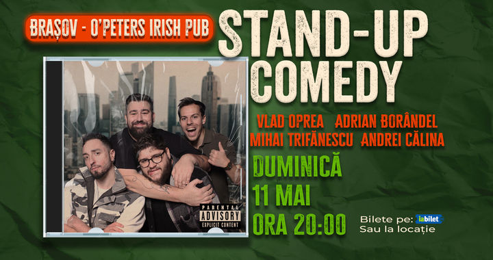 Brasov: Stand-up comedy cu Oprea, Călina, Borândel și Trifănescu