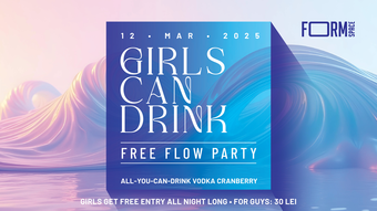 Girls Can Drink: Free Flow Party at FORM Space