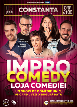 Constanța: Loja comediei în turneu de improvizație | Show de comedie on the spot