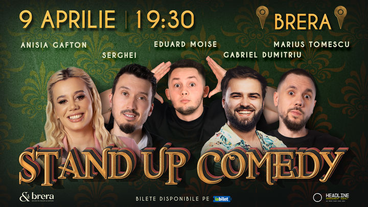 Stand-Up Comedy cu Anisia Gafton, Serghei, Moise, Tomescu și Dumitriu