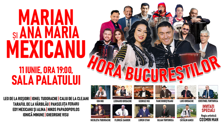 Concert Extraordinar "Hora Bucureștilor" – Marian si Ana Maria Mexicanu si invitatii lor