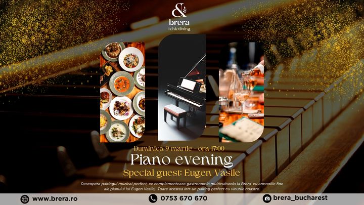 Piano Evening | Special Guest: Eugen Vasile