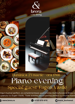 Piano Evening | Special Guest: Eugen Vasile