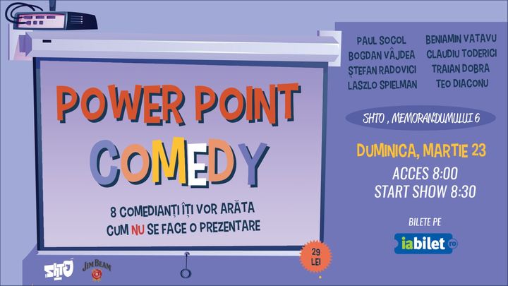 Cluj-Napoca: Stand-up Comedy Show | Power Point Comedy