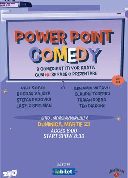 Cluj-Napoca: Stand-up Comedy Show | Power Point Comedy