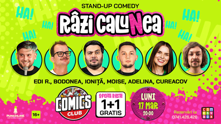 Stand-up Comedy Râzi ca LuNea la ComicsClub