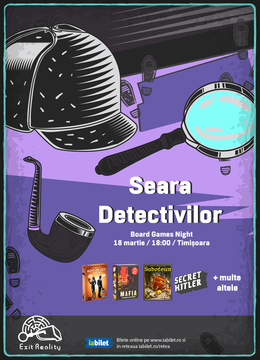 Timisoara: Seara Detectivilor – Intră în rolul unui adevărat detectiv