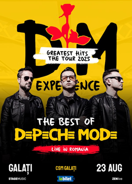 Galați: DM Experience – The Greatest Hits Tour 2025 ajunge în România!