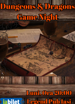 Iași: Game Night - Dungeons & Dragons