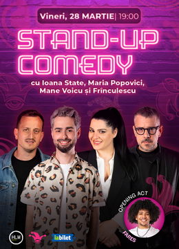 The Fool: Stand-up comedy cu Radu Bucălae, Ioana State, Mane Voicu și Frînculescu