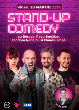 The Fool: Stand-up comedy cu Bordea, Radu Bucălae, Claudiu Popa și Teodora Nedelcu