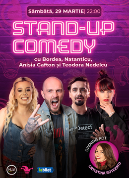 The Fool: Stand-up comedy cu Bordea, Natanticu, Anisia Gafton și Teodora Nedelcu