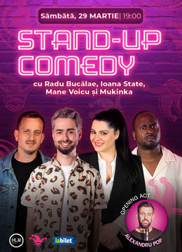 The Fool: Stand-up comedy cu Radu Bucălae, Ioana State, Mane Voicu și Mukinka