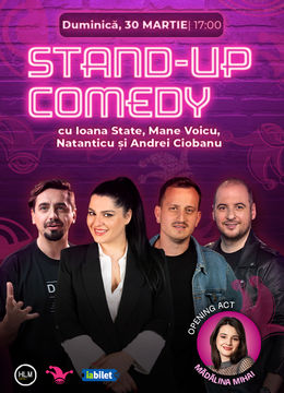 The Fool: Stand-up comedy cu Natanticu, Andrei Ciobanu, Ioana State și Mane Voicu