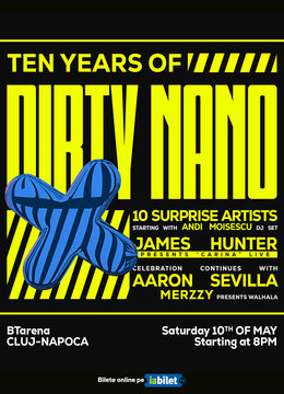 Cluj-Napoca: DIRTY NANO X - 10 years Anniversary