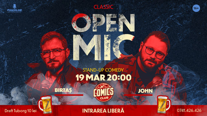 Stand-up Comedy OPENMIC la ComicsClub!