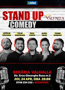 Bacău: Stand-up Comedy cu Paul Lungu, Cătalin Răileanu, Kiara Firan, Călin Gheorghiu și Tamer