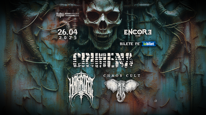 Crimena, Chaos Cult, Hakairi live in Encore