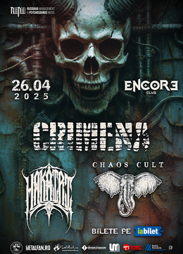 Crimena, Chaos Cult, Hakairi live in Encore