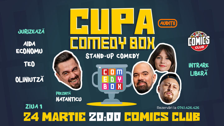 CUPA COMEDYBOX la ComicsClub! (Prima zi de calificari)