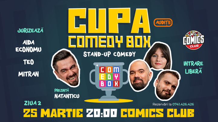 CUPA COMEDYBOX la ComicsClub! (A doua zi de calificări)