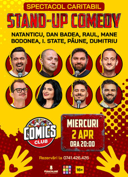 Stand-up Comedy Show CARITABIL la ComicsClub!